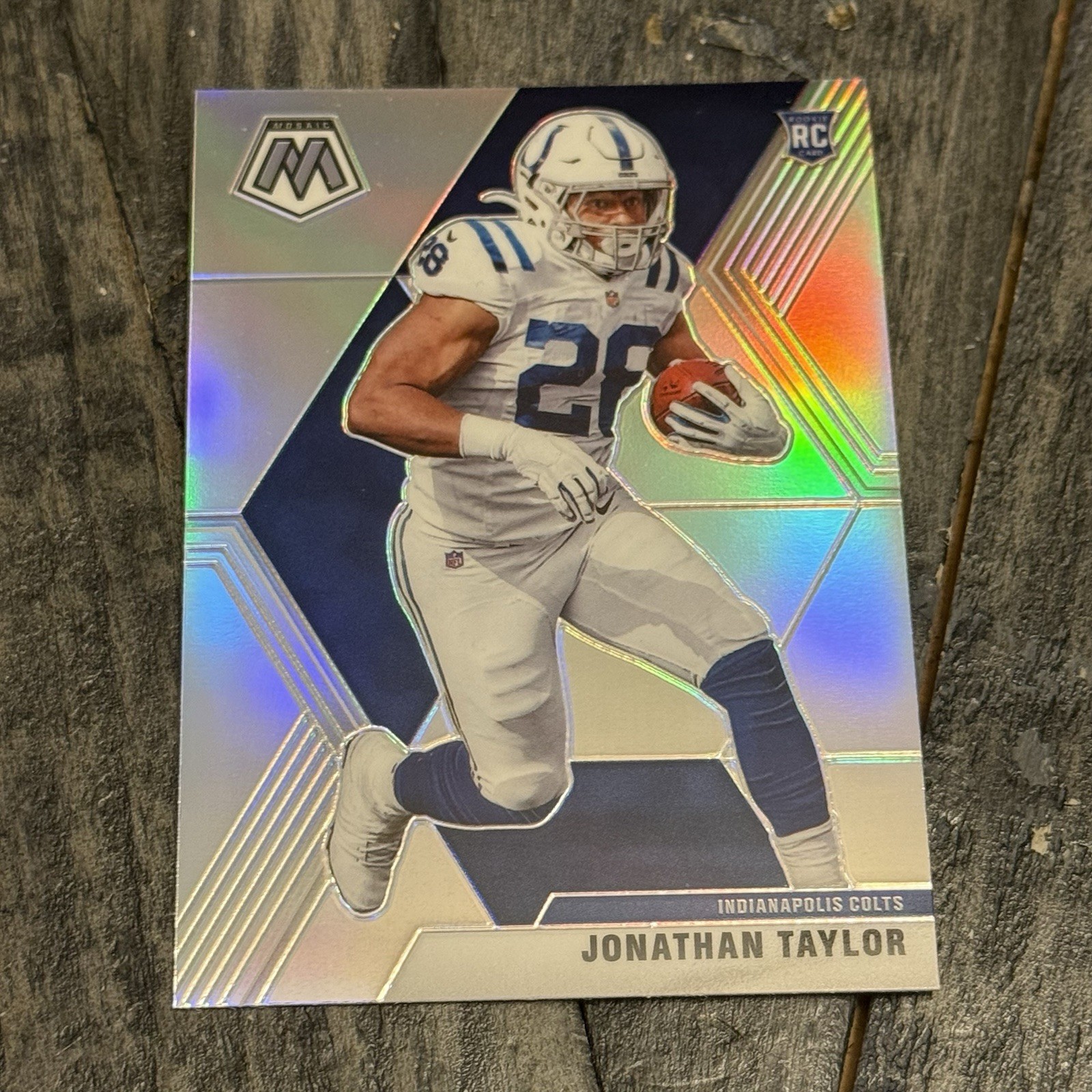 2020 Panini Mosaic - Rookies Jonathan Taylor #216 Silver Prizm (RC)