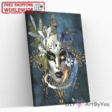 Paint By Numbers Canvas Art Draw Artist Painting Oil Kit Home Wall Costume Adult