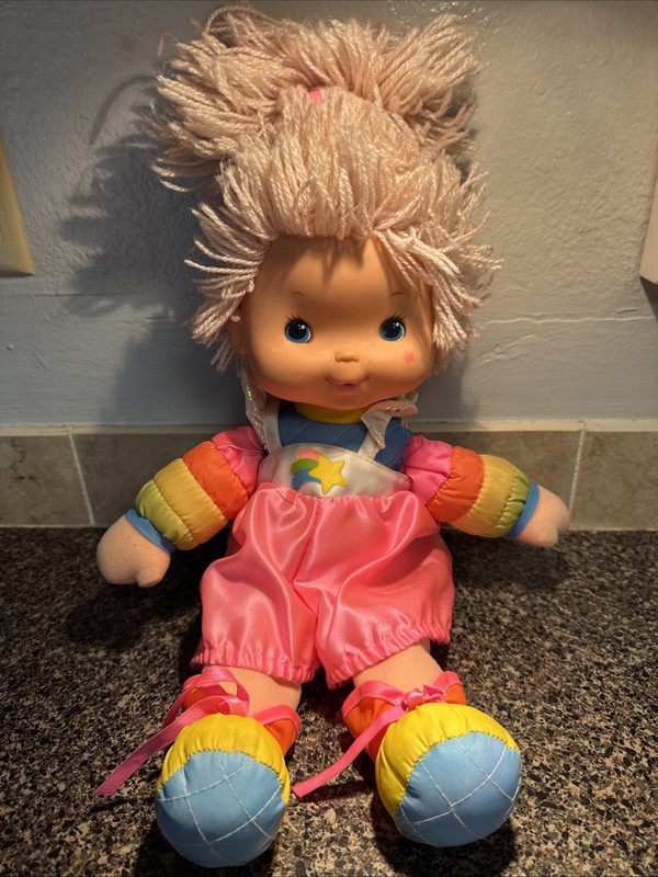 Vintage 1983 Hallmark Tickled Pink Rainbow Brite 15” Doll