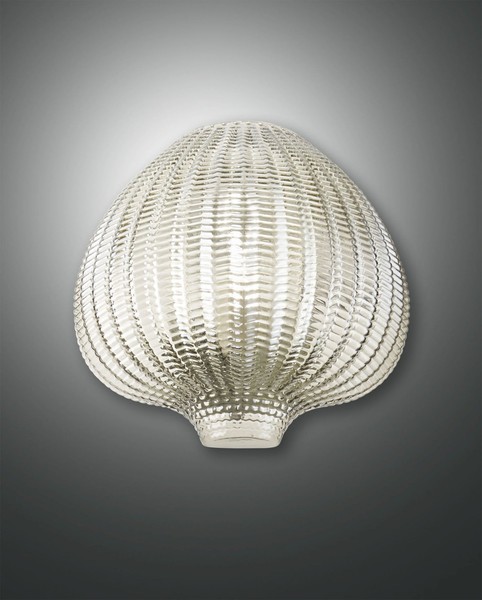 Wandleuchte Wohnzimmer Weiß Metall Glas T:15 Cm E27 Blendarm Wandlampe Flur-image