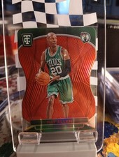 2024-25 Totally Certified Ray Allen Red Die Cut Platinum 111/125 Jersey Match