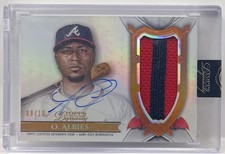 2024 Topps Dynasty Ozzie Albies Patch Auto Autograph #9/10 Braves SP SSP