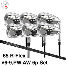 Taylormade Golf Qi MAX Iron Set 6-9,PW,AW 6pcs R-Flex REAX 65 Graphite RH 2026