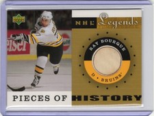 2001 UPPER DECK NHL LEGENDS PIECES OF HISTORY STICK RAY BOURQUE