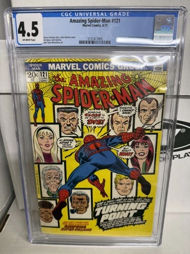 Amazing Spider-Man 121 CGC 4.5 VG+ Death of Gwen Stacy - SWEET YELLOW COVER!