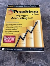 Sage Peachtree Premium Accounting 2008 For Windows PC New Sealed
