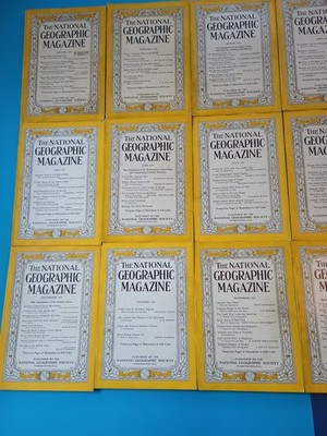 Vintage National Geographic Magazine 1941 Full Year Set-No Maps