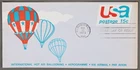 MayfairStamps US FDC 1973 New Mexico Hot Air Ballooning First Day Aerogramme aax