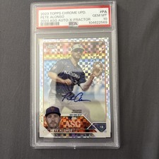 2023 Topps Chrome Update Series - 2023 All-Star Game Autographs Pete Alonso...