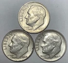 1964 10C (3) Roosevelt Dimes 90% Silver