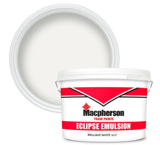 Macpherson Interior Brilliant White Matt Eclipse Emulsion Paint 10L