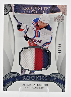 2020-21 UD Alexis Lafreniere #RP-AL Exquisite Collection Rookie Patch /99