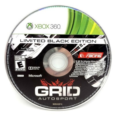 Xbox 360 GRID Autosport Limited Black Edition ( 2014) Disc Only - Tested Works