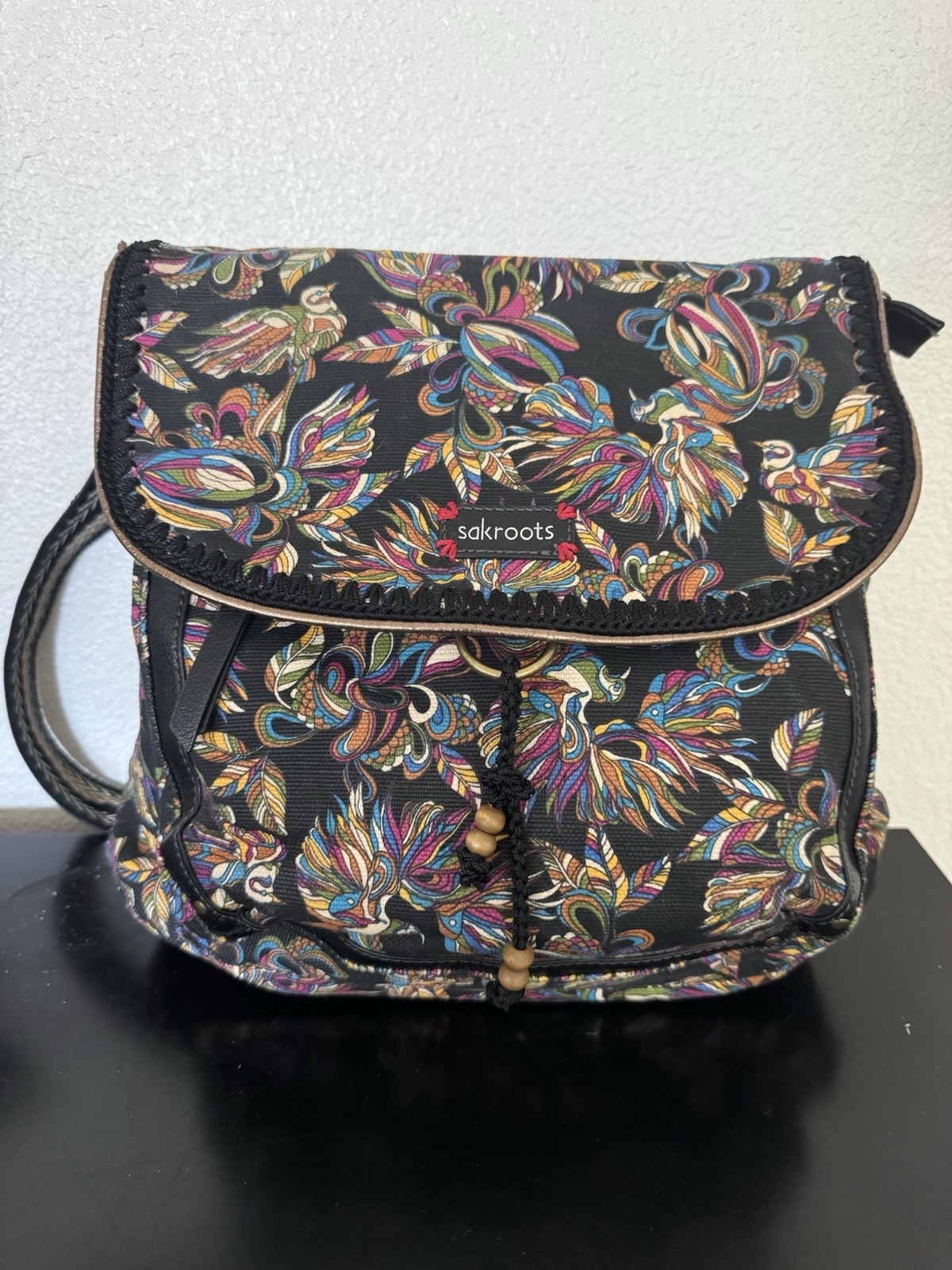 Sakroots Convertible Backpack Large Shoulder Cros… - image 1