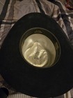 AKUBRA Snowy River Western Cowboy Fur Felt Black Hat 7 1/4” Australian Fedora 58 — photo 4
