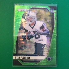 2024 Panini Prizm - Ryan Flournoy #387 Neon Green Pulsar Prizm (RC)