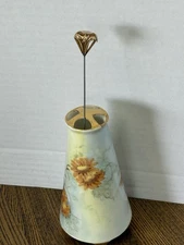 Antique Brass Filigree Initial Hatpin… 7”… Exc. Condition... Beautiful!