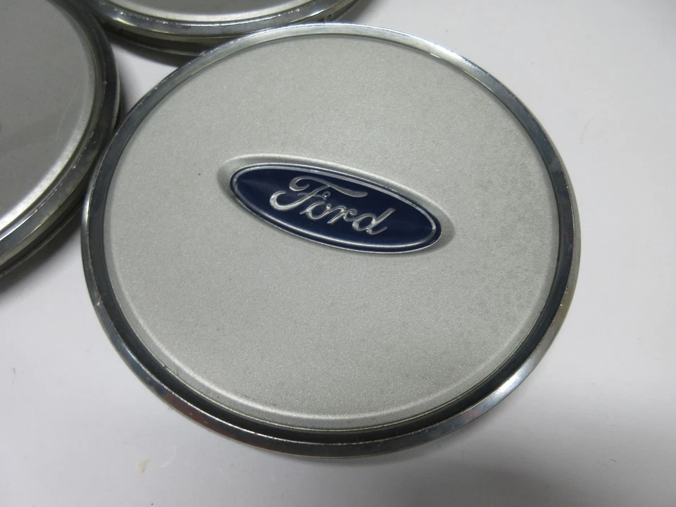 Ford Windstar 2001-2003 16" OEM tapas centrales plateadas 1F221A096AB 3425 - Juego/3* Foto 2 de 4