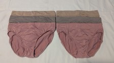 6 pairs - Warner's Women's Blissful Benefits Comfort Waistband Microfiber Hi-Cut