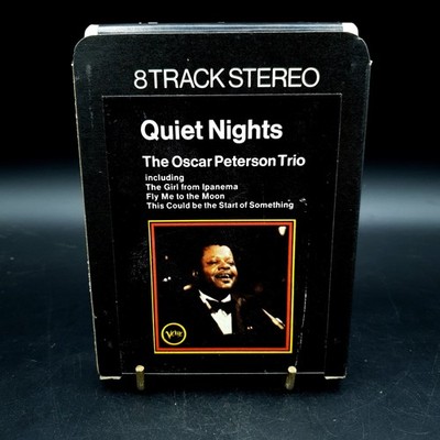 The Oscar Peterson Trio 8 Track Cartridge Quiet Nights Untested Jazz Verve UK