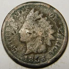 1886 Indian Head Cent Penny Type-2 (TY-II)   "Actual Coin Pictured"