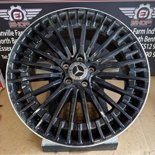 1 MERCEDES BENZ EQA EQB 20"AMG ALLOY WHEEL DIAMOND CUT A2434010600 Damaged Spare