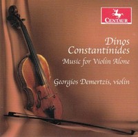 Constantinides / Dem - Music For Violin Alone - Cd - G3Z
