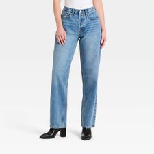 Women's Valentine's Day 90's Low-Rise Heart Pocket Baggy Jeans - Women's Valentine's Day 90's Low-Rise Heart Pocket Baggy Jeans - - Image 1
