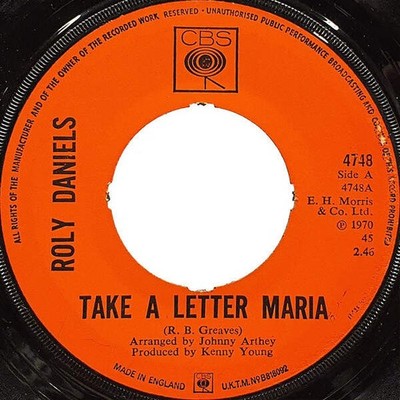 Roly Daniels - Take A Letter Maria (VINYL)