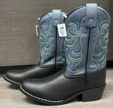 Youth Smoky Mountain Monterey Western/Cowboy Boots Blue/Black - Size 1.5