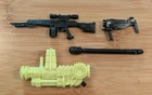 GI Joe Crimson Guard Commander V1 1993 Hasbro Battle Corps Accessories Only