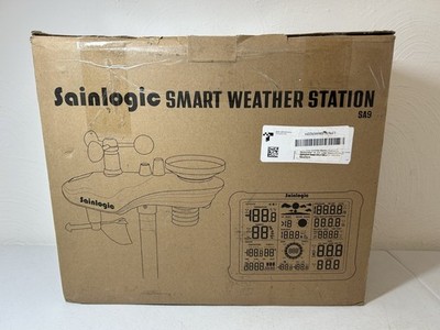 Sainlogic SA9 WiFi Smart Weather Station 8.5in LCD Display W/ Outdoor Sensor