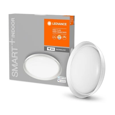 Ledvance Smart+ Deckenleuchte Orbis Plate Weiß Ø43cm 24W CCT 3000K-6500K WiFi - Bild 1 von 3