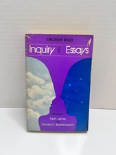 Thomas Reid Inquiry and Essays Paperback 1975 First Library of Liberal Arts Edn