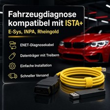 ISTA BMW ENET Kabel Diagnose Rheingold INPA E-Sys E F G I Fehler L�schen USB Sti