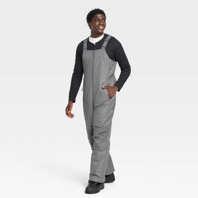 All In Motion Men's Snow Bib Fit Full Wind Water Resistant Bib