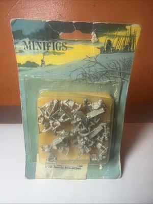 Minifigs Historical Mini 15mm Hussite Wars Hussite Artillery Men D-708 Pack New
