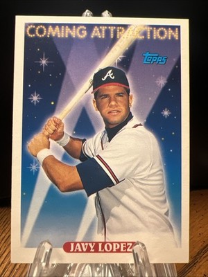 1993 Topps - Coming Attraction #811 Javy Lopez Atlanta Braves 