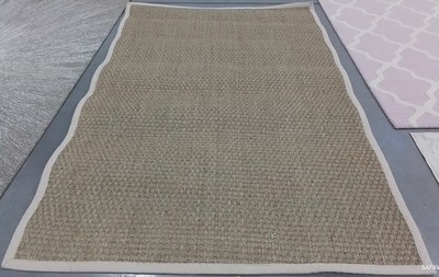 NATURAL / IVORY 6'-0'' x 9'-0'' Back Stain Rug, Reduced Price 1172802666 NF114J-6