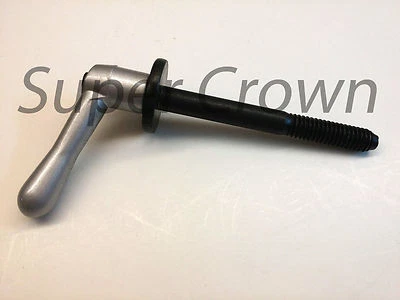 SUPER CROWN Quill Lock Bolt & Handle Assembly (Silver) For Bridgeport Type Import Mills