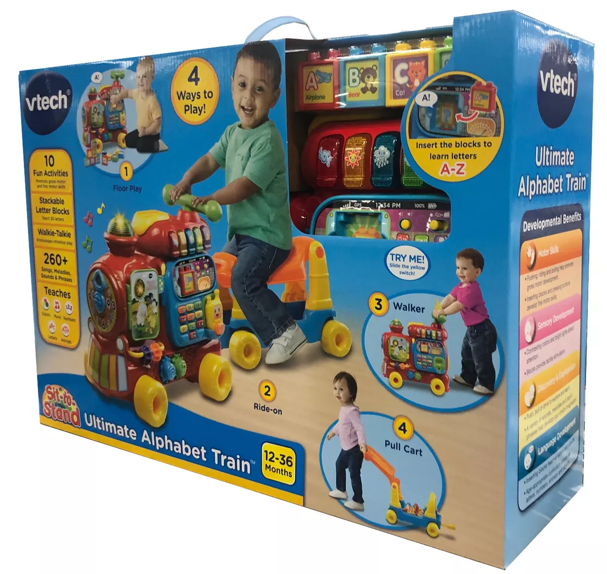 VTech 4-in-1 Learning Letters Train - English Edition