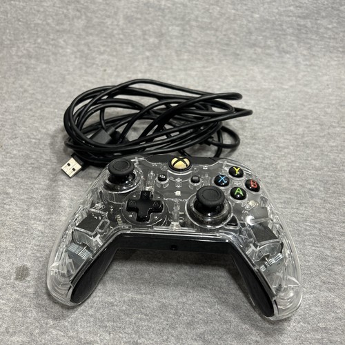 Xbox One Afterglow Prismatic Wired Controller LED Clear 047-007
