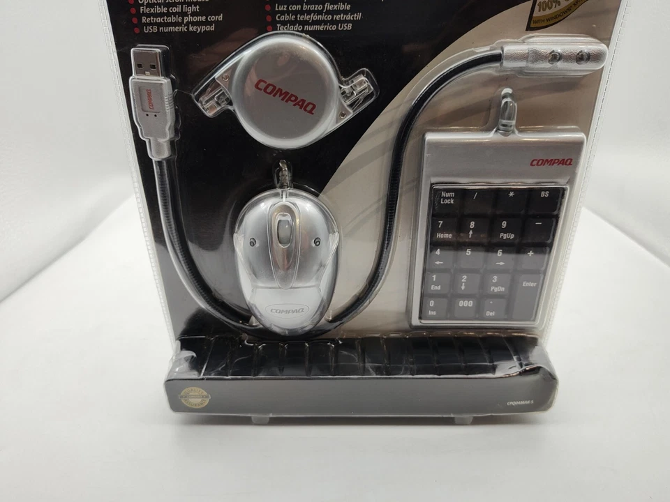 COMPAQ-Numeric Keypad With USB  MOUSE & Flexible Coil Light-Brand New Sealed - Image 4 of 4