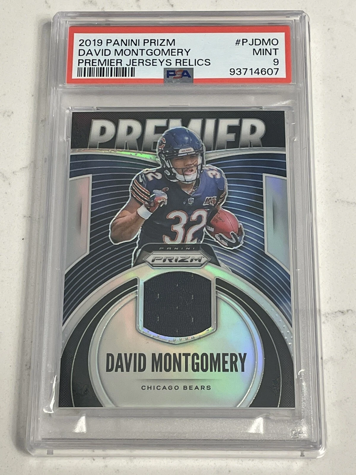 David Montgomery Panini Prizm Premier Jerseys Relics #PJDMO Base