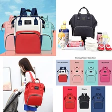 US Baby Bag Large Capacity Diaper Bag Multi-Function Waterproof Backpack Nappy 