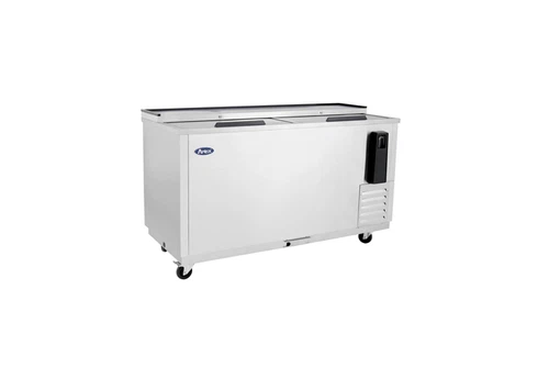 NEW 65" Back Bar Beer Bottle Cooler 2 Slide Door Atosa MBC65 Refrigerator ETL