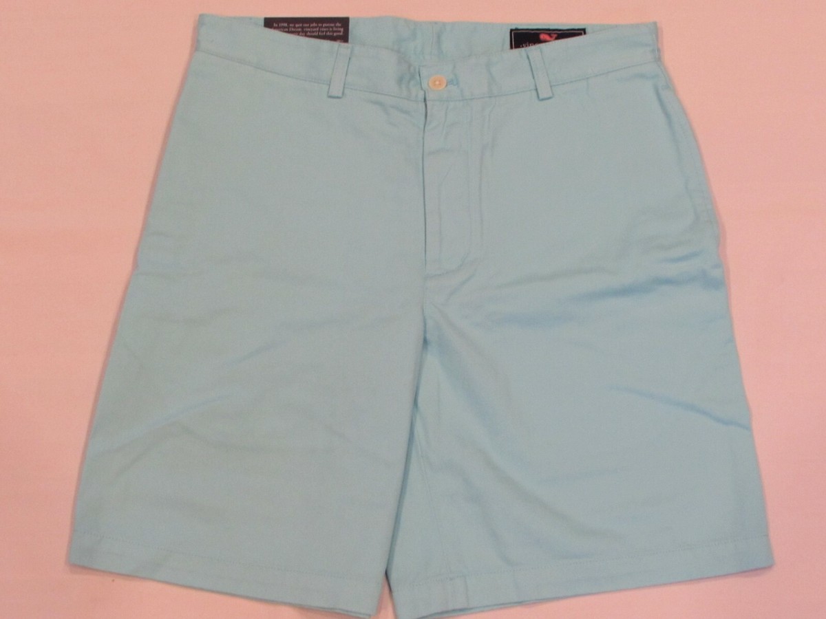 Short Vineyard Vines Homme – Coupe Classique 9 Pouces, Taille 32, Beige, En Toile