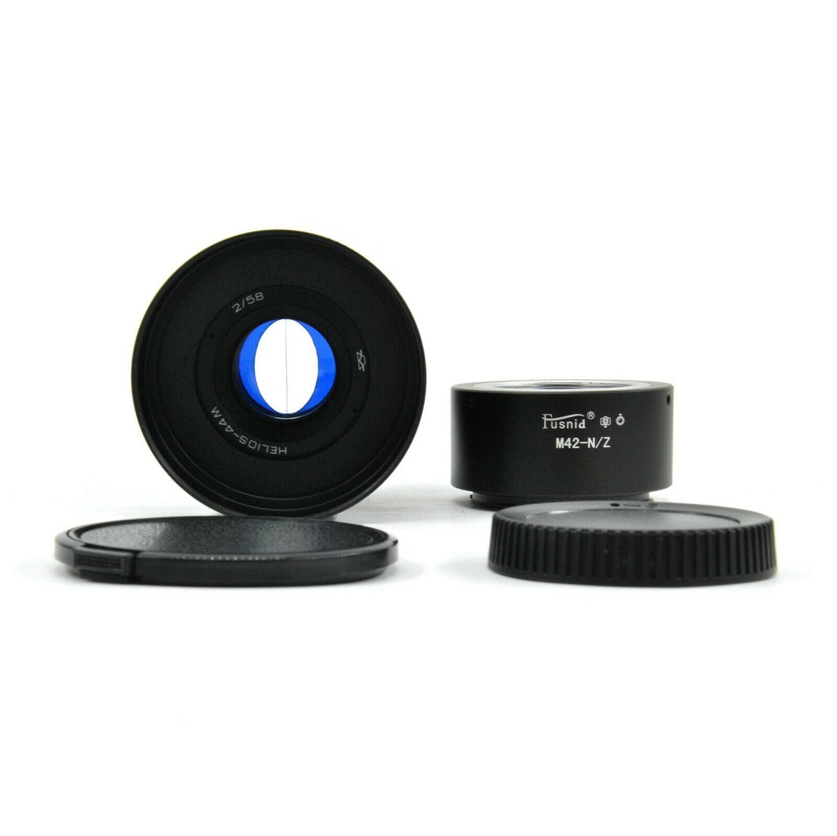 Helios-44M 58mm F2 Cine Mod w/ Blue Anamorphic Bokeh & Flare For