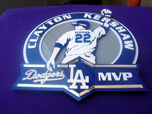 DODGERS 3D full set baseball number signs art LOS ANGELES ball Jersey Scully - Picture 5 of 13