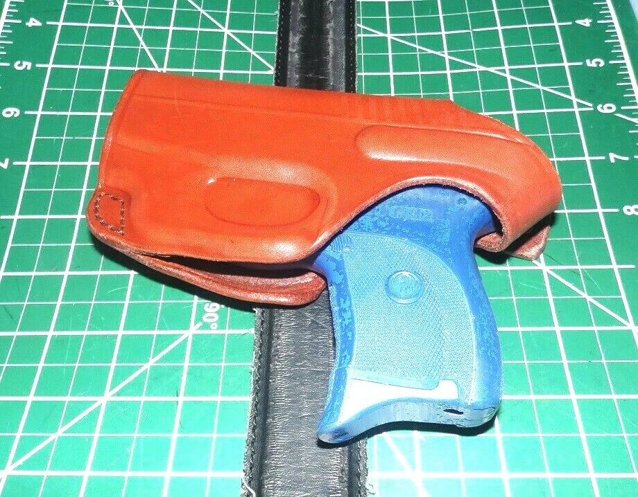 Tagua CDH1-078 LH Leather CROSSDRAW Thumb Break Holster Ruger LC9 w/ CTC Laser - Image 4 of 4